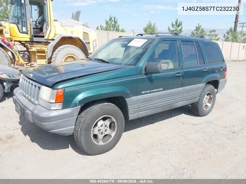 1996 Jeep Grand Cherokee Laredo VIN: 1J4GZ58S7TC232230 Lot: 40264179