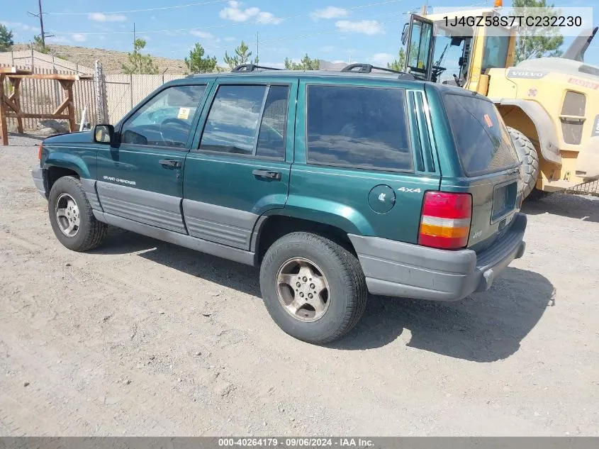 1996 Jeep Grand Cherokee Laredo VIN: 1J4GZ58S7TC232230 Lot: 40264179