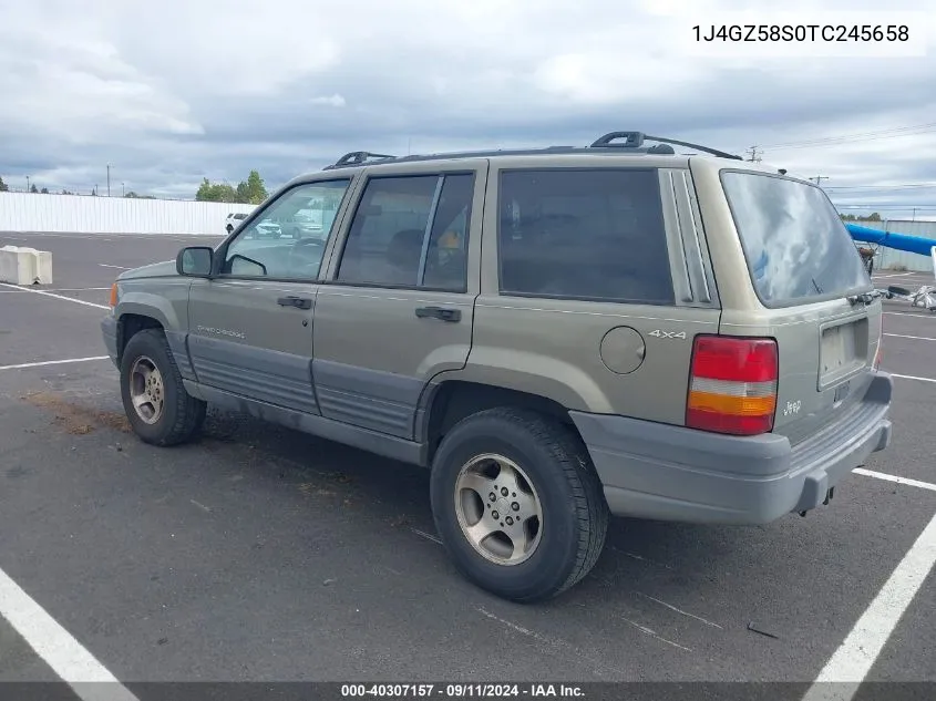 1996 Jeep Grand Cherokee Laredo VIN: 1J4GZ58S0TC245658 Lot: 40307157