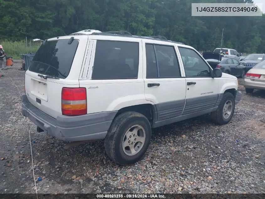 1996 Jeep Grand Cherokee Laredo VIN: 1J4GZ58S2TC349049 Lot: 40321275