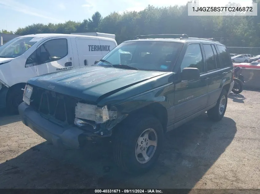 1996 Jeep Grand Cherokee Laredo VIN: 1J4GZ58S7TC246872 Lot: 40331671