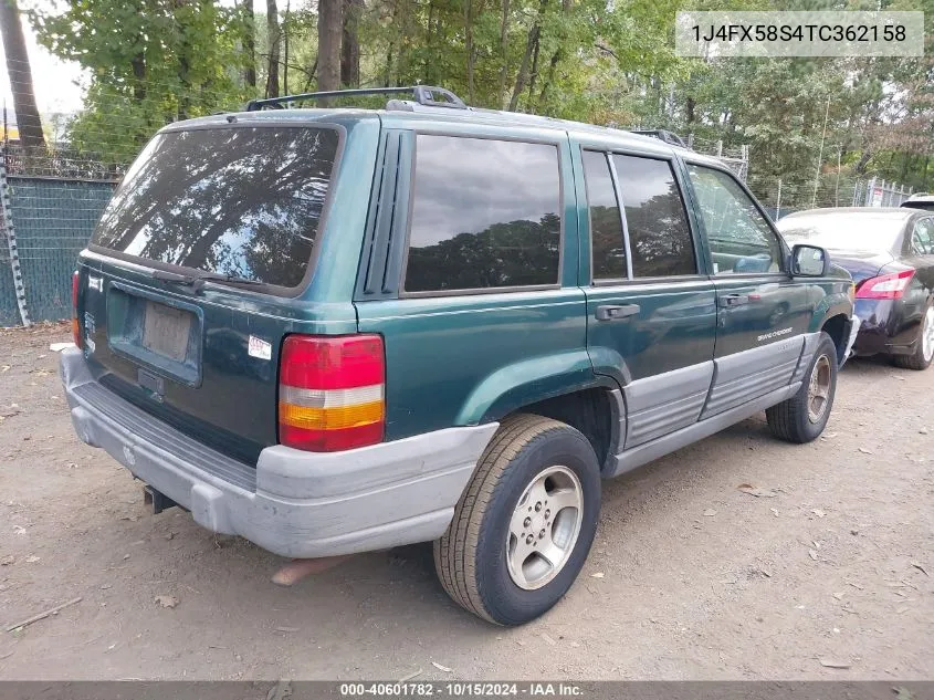 1996 Jeep Grand Cherokee Laredo VIN: 1J4FX58S4TC362158 Lot: 40601782