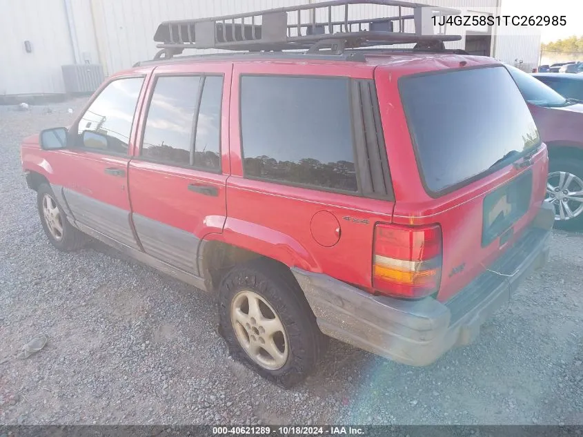 1J4GZ58S1TC262985 1996 Jeep Grand Cherokee Laredo