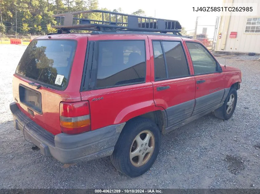 1J4GZ58S1TC262985 1996 Jeep Grand Cherokee Laredo