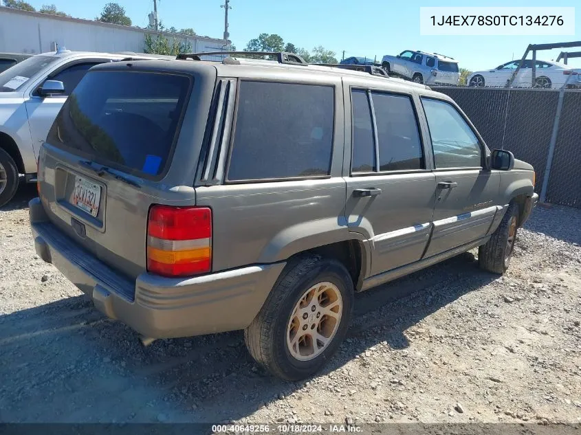 1996 Jeep Grand Cherokee Limited VIN: 1J4EX78S0TC134276 Lot: 40649256