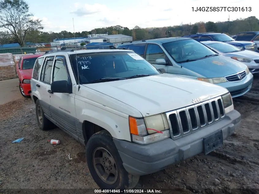 1996 Jeep Grand Cherokee Laredo VIN: 1J4GZ58S7TC301613 Lot: 40814945