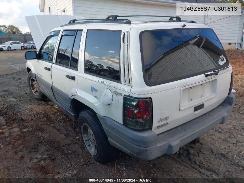 1996 Jeep Grand Cherokee Laredo VIN: 1J4GZ58S7TC301613 Lot: 40814945