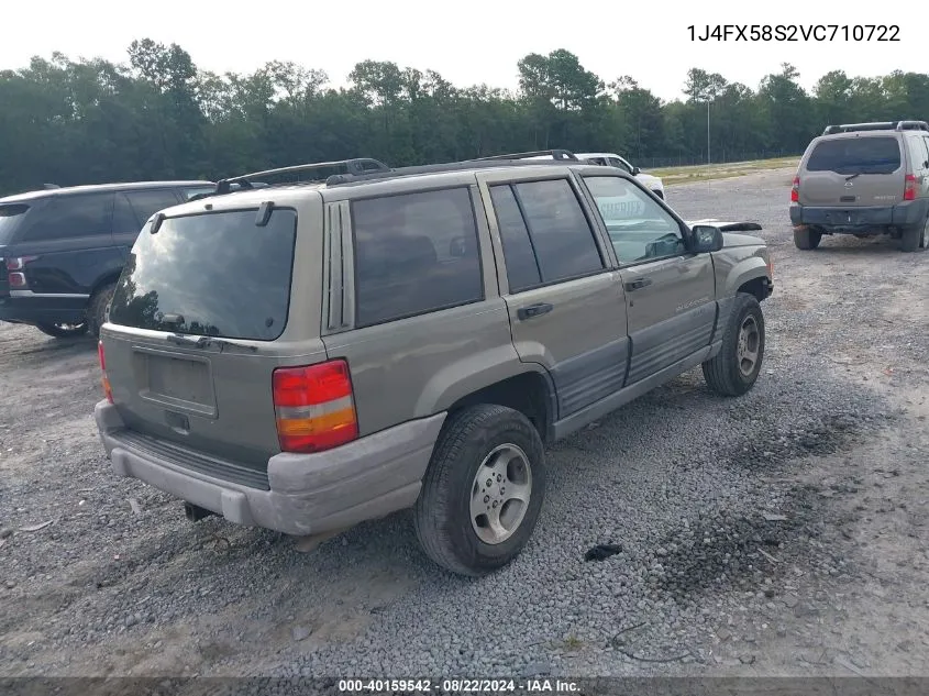 1997 Jeep Grand Cherokee Laredo/Tsi VIN: 1J4FX58S2VC710722 Lot: 40159542