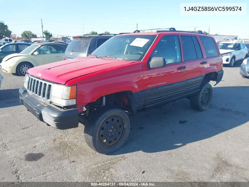 1997 Jeep Grand Cherokee Laredo/Tsi VIN: 1J4GZ58S6VC599574 Lot: 40254737