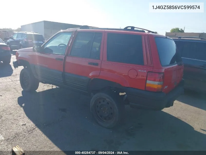 1997 Jeep Grand Cherokee Laredo/Tsi VIN: 1J4GZ58S6VC599574 Lot: 40254737