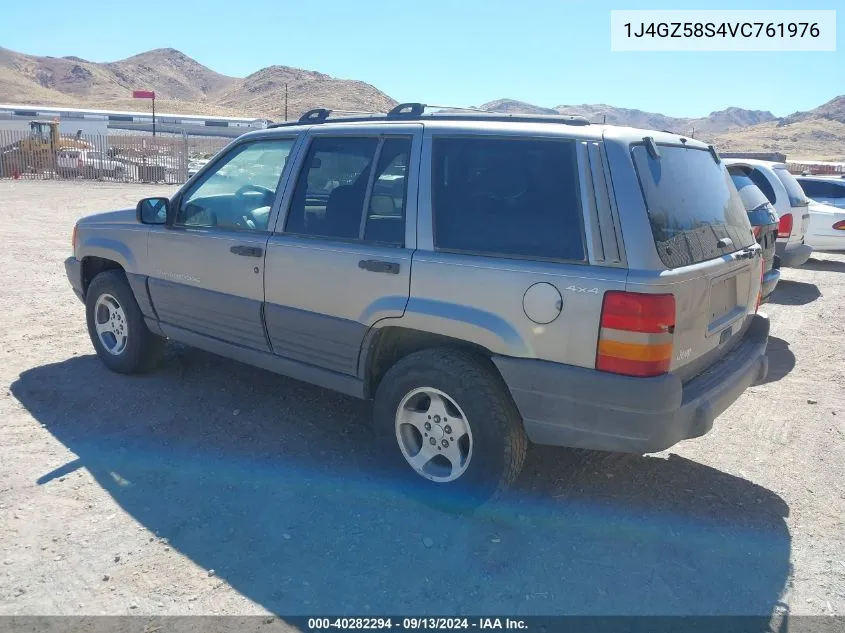 1997 Jeep Grand Cherokee Laredo/Tsi VIN: 1J4GZ58S4VC761976 Lot: 40282294