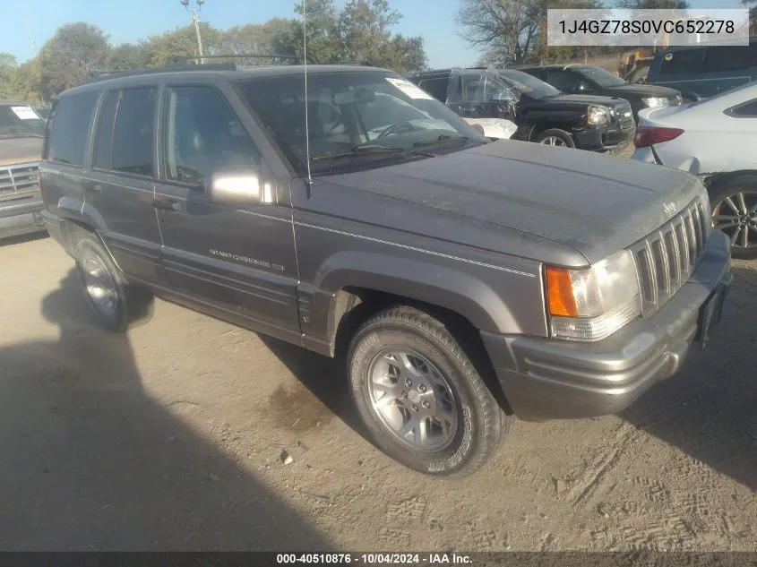 1997 Jeep Grand Cherokee Limited VIN: 1J4GZ78S0VC652278 Lot: 40510876