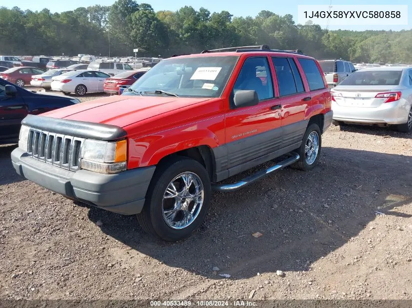 1J4GX58YXVC580858 1997 Jeep Grand Cherokee Laredo/Tsi