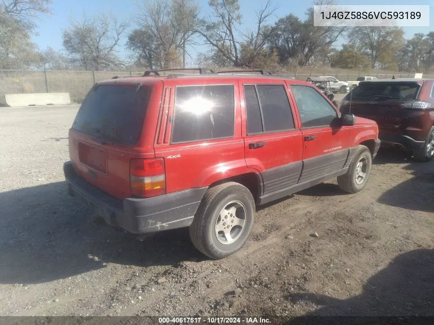 1997 Jeep Grand Cherokee Laredo/Tsi VIN: 1J4GZ58S6VC593189 Lot: 40617517