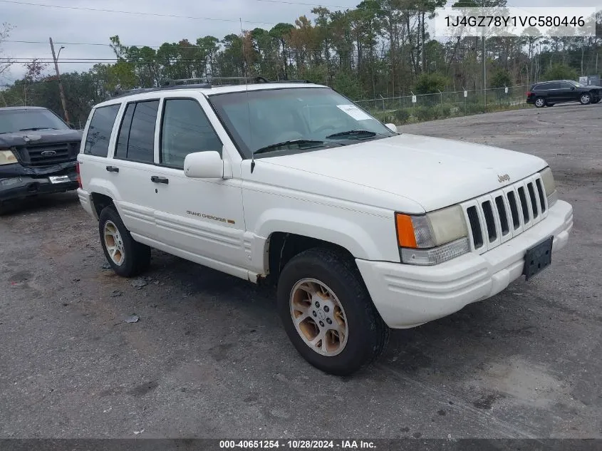 1997 Jeep Grand Cherokee Limited VIN: 1J4GZ78Y1VC580446 Lot: 40651254