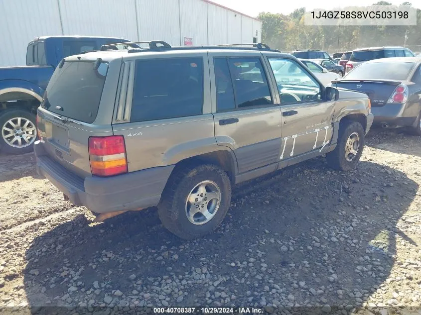 1997 Jeep Grand Cherokee Laredo/Tsi VIN: 1J4GZ58S8VC503198 Lot: 40708387