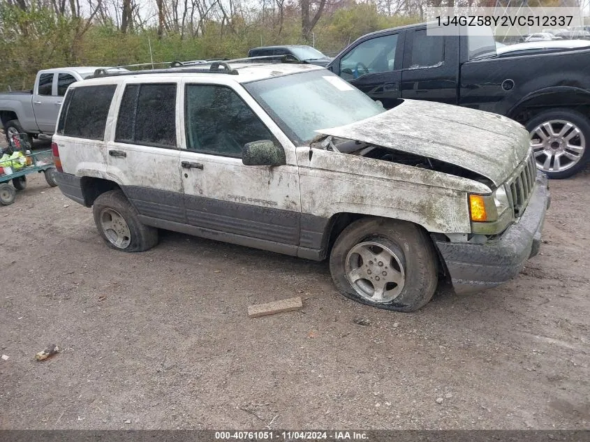 1997 Jeep Grand Cherokee Laredo/Tsi VIN: 1J4GZ58Y2VC512337 Lot: 40761051