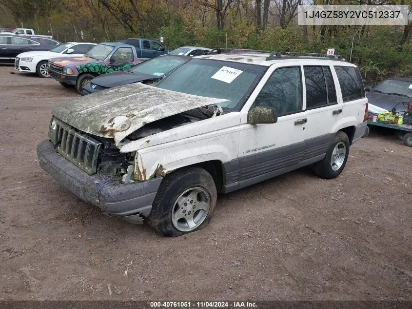 1997 Jeep Grand Cherokee Laredo/Tsi VIN: 1J4GZ58Y2VC512337 Lot: 40761051