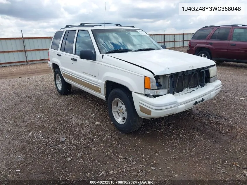 1998 Jeep Grand Cherokee Laredo VIN: 1J4GZ48Y3WC368048 Lot: 40232510