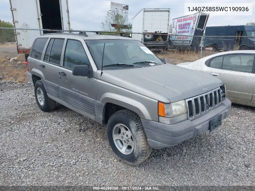 1J4GZ58S5WC190936 1998 Jeep Grand Cherokee Laredo