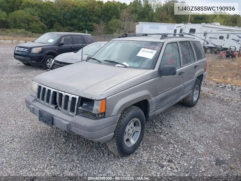 1J4GZ58S5WC190936 1998 Jeep Grand Cherokee Laredo