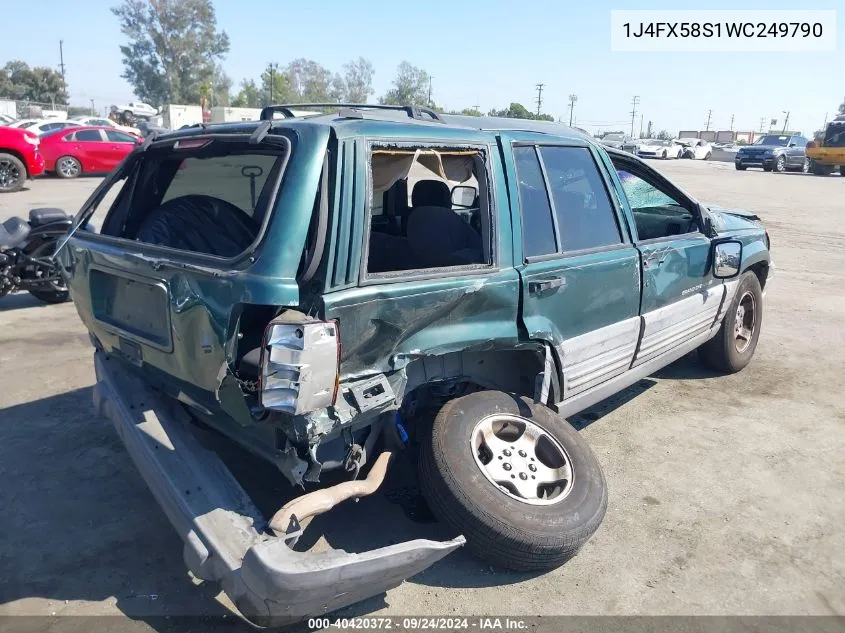 1998 Jeep Grand Cherokee Laredo VIN: 1J4FX58S1WC249790 Lot: 40420372