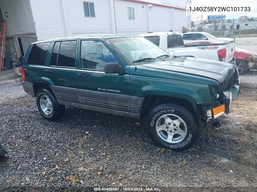 1J4GZ58Y2WC101733 1998 Jeep Grand Cherokee Laredo