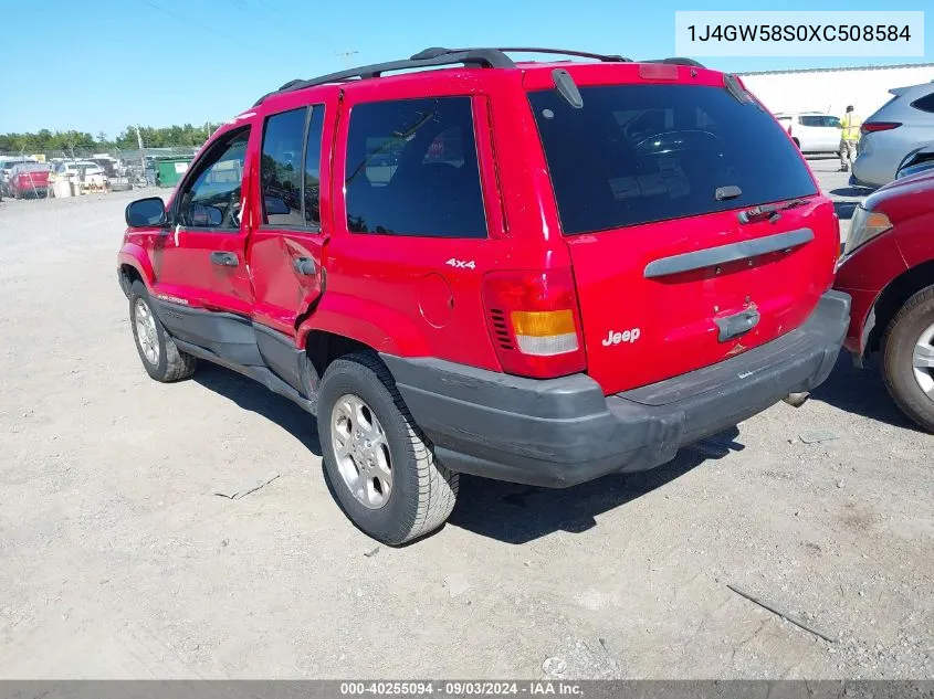 1999 Jeep Grand Cherokee Laredo VIN: 1J4GW58S0XC508584 Lot: 40255094