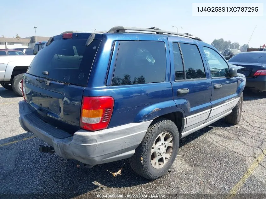 1999 Jeep Grand Cherokee Laredo VIN: 1J4G258S1XC787295 Lot: 40450680