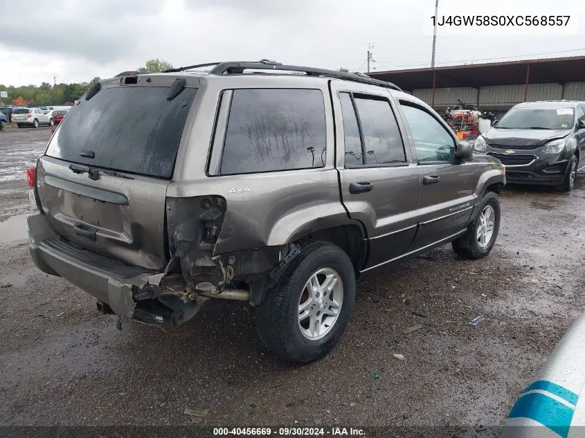 1999 Jeep Grand Cherokee Laredo VIN: 1J4GW58S0XC568557 Lot: 40456669