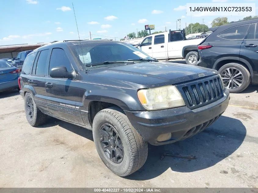 1999 Jeep Grand Cherokee Limited VIN: 1J4GW68N1XC723553 Lot: 40482227