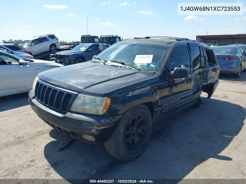 1999 Jeep Grand Cherokee Limited VIN: 1J4GW68N1XC723553 Lot: 40482227