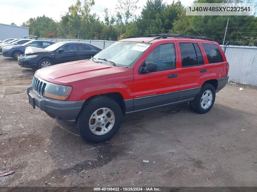 2000 Jeep Grand Cherokee Laredo VIN: 1J4GW48SXYC232541 Lot: 40198432