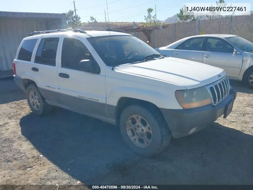 1J4GW48S9YC227461 2000 Jeep Grand Cherokee Laredo