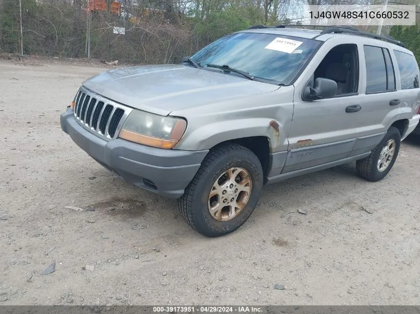 1J4GW48S41C660532 2001 Jeep Grand Cherokee Laredo