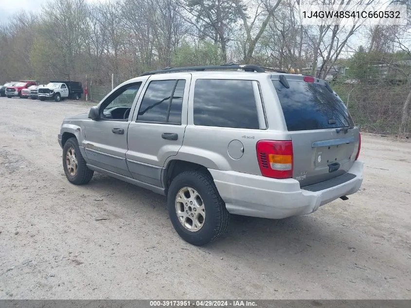 1J4GW48S41C660532 2001 Jeep Grand Cherokee Laredo