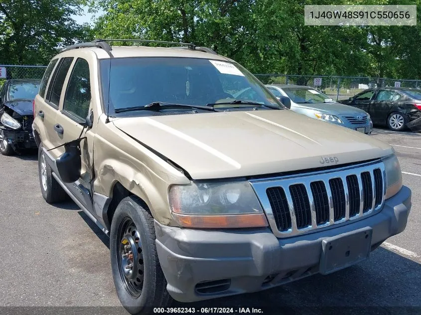 2001 Jeep Grand Cherokee Laredo VIN: 1J4GW48S91C550656 Lot: 39652343