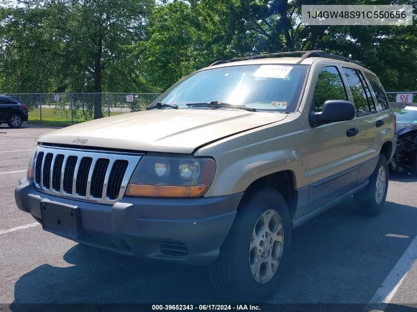 2001 Jeep Grand Cherokee Laredo VIN: 1J4GW48S91C550656 Lot: 39652343