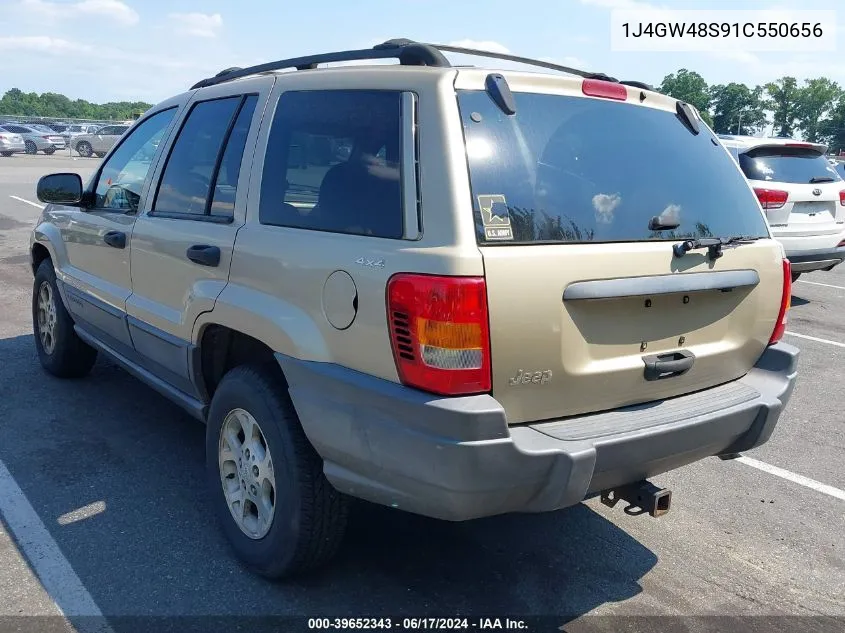 2001 Jeep Grand Cherokee Laredo VIN: 1J4GW48S91C550656 Lot: 39652343