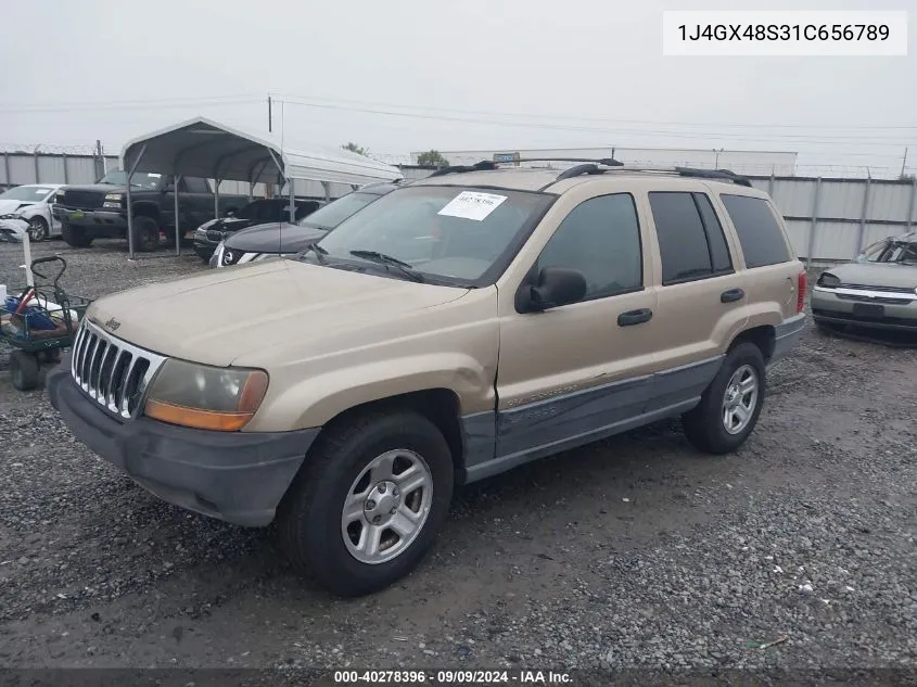 2001 Jeep Grand Cherokee Laredo VIN: 1J4GX48S31C656789 Lot: 40278396