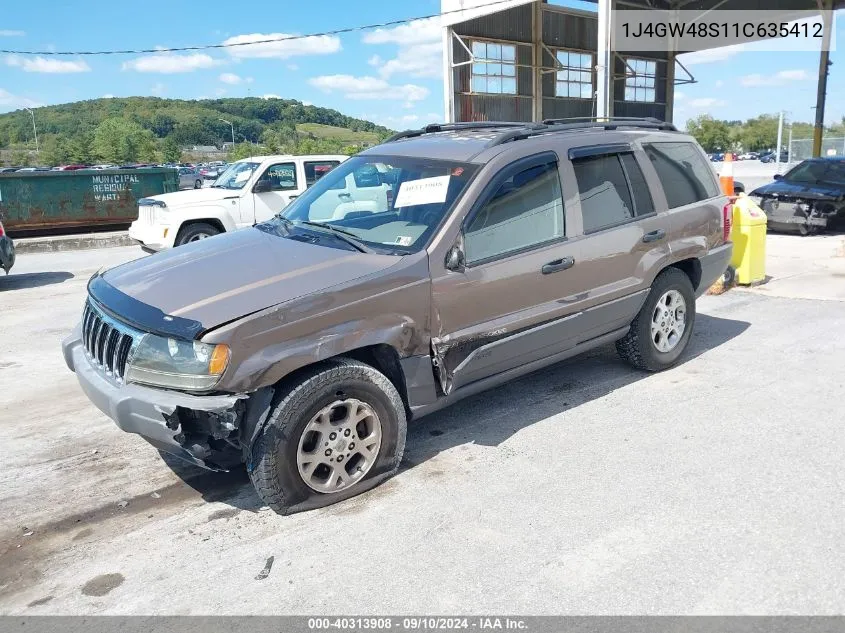 1J4GW48S11C635412 2001 Jeep Grand Cherokee Laredo