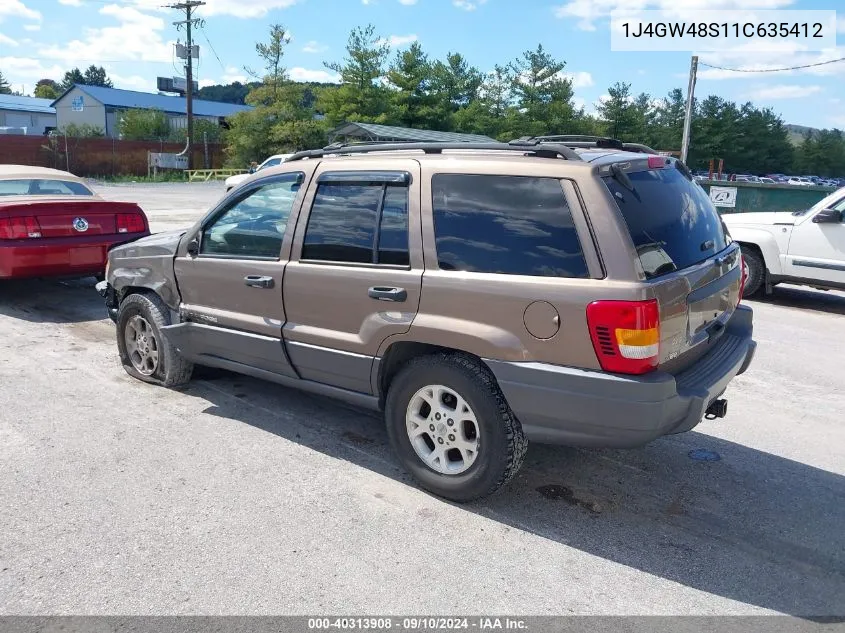 1J4GW48S11C635412 2001 Jeep Grand Cherokee Laredo