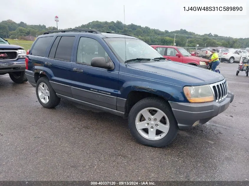 2001 Jeep Grand Cherokee Laredo VIN: 1J4GW48S31C589890 Lot: 40337120