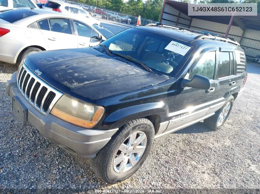 1J4GX48S61C652123 2001 Jeep Grand Cherokee Laredo