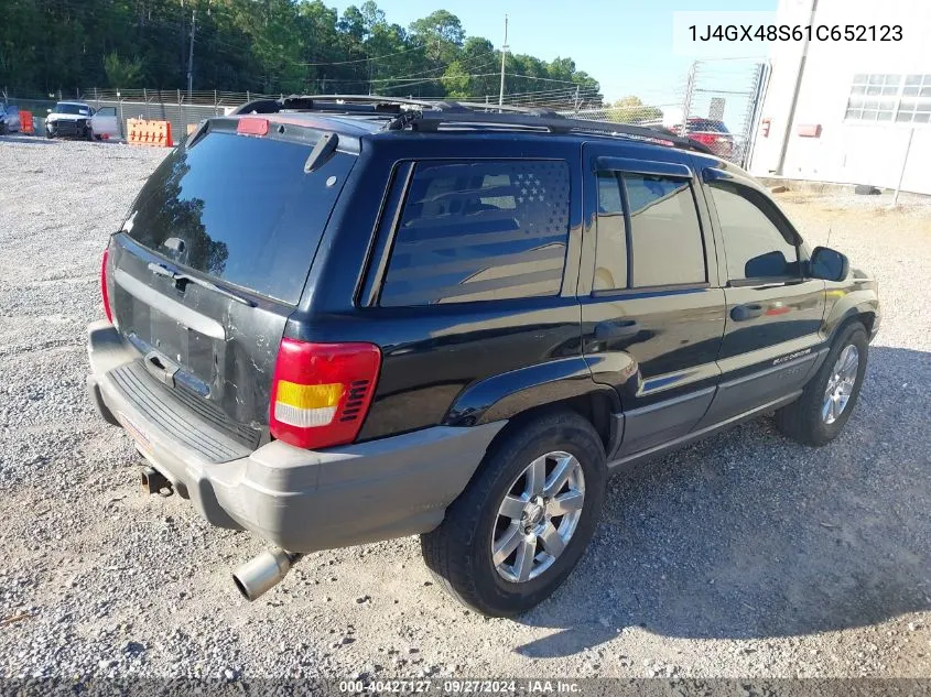 1J4GX48S61C652123 2001 Jeep Grand Cherokee Laredo