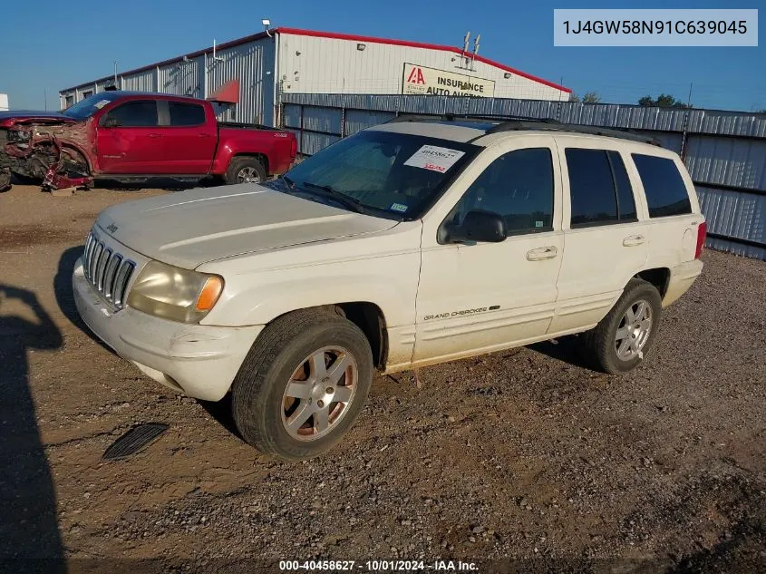 2001 Jeep Grand Cherokee Limited VIN: 1J4GW58N91C639045 Lot: 40458627