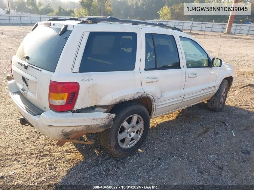 2001 Jeep Grand Cherokee Limited VIN: 1J4GW58N91C639045 Lot: 40458627