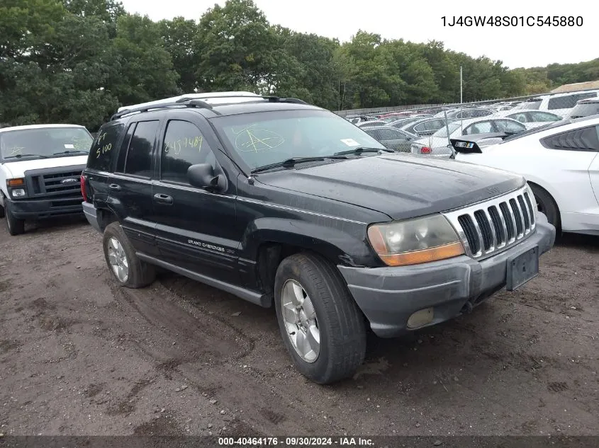 1J4GW48S01C545880 2001 Jeep Grand Cherokee Laredo