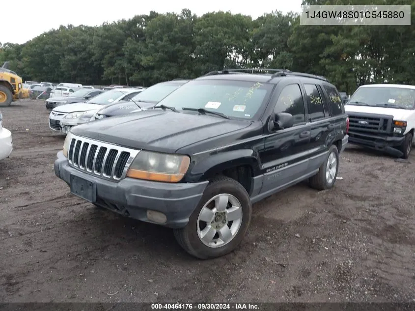 1J4GW48S01C545880 2001 Jeep Grand Cherokee Laredo