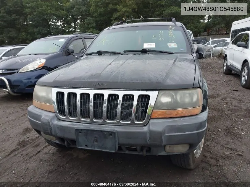 1J4GW48S01C545880 2001 Jeep Grand Cherokee Laredo